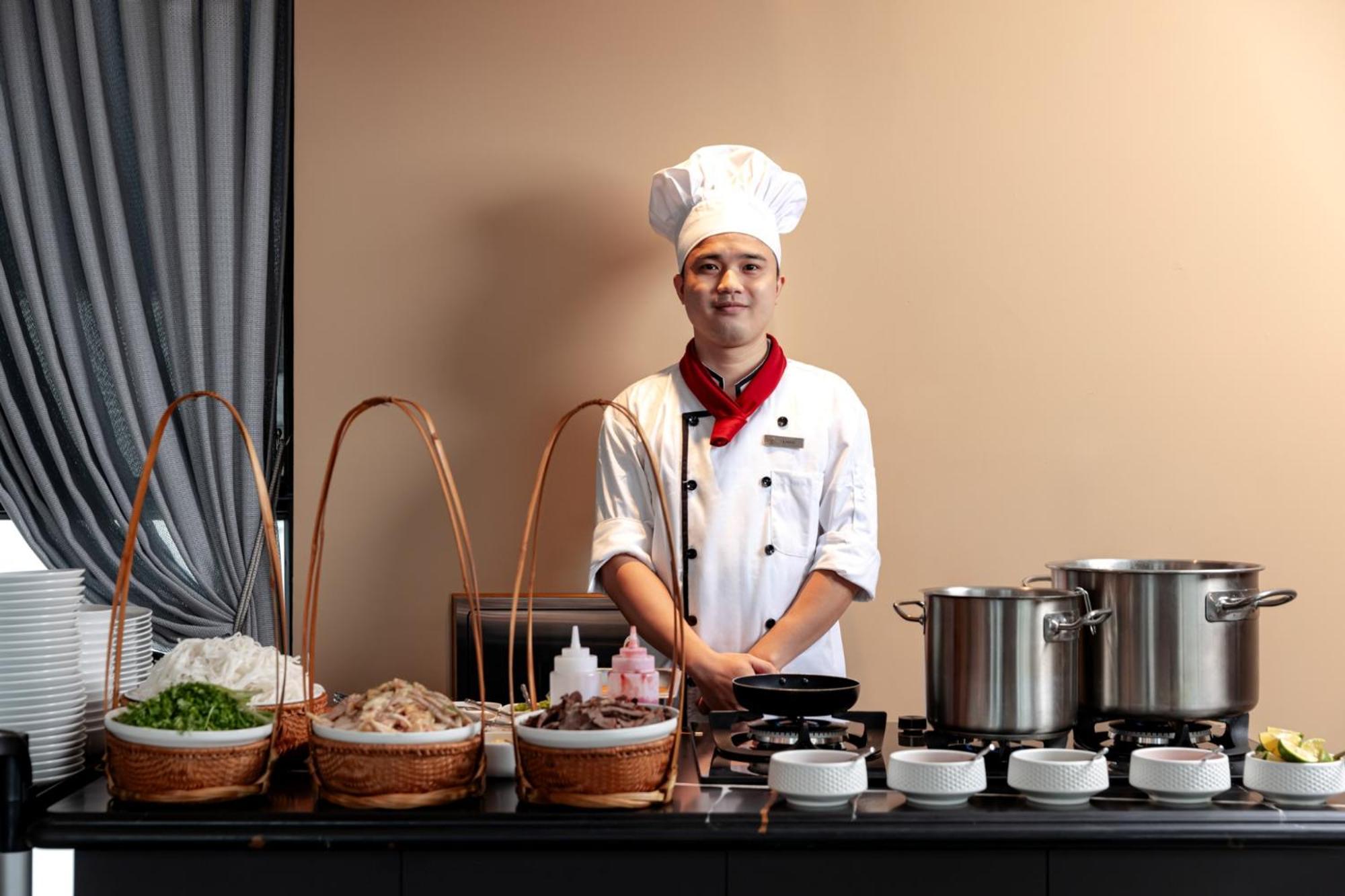 La Siesta Classic Hang Thung Hanoi Eksteriør bilde A live kitchen at a hotel